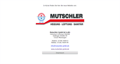 Desktop Screenshot of mutschler-gmbh.de