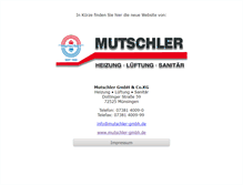 Tablet Screenshot of mutschler-gmbh.de